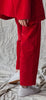 'Column Pant' Red Velvet