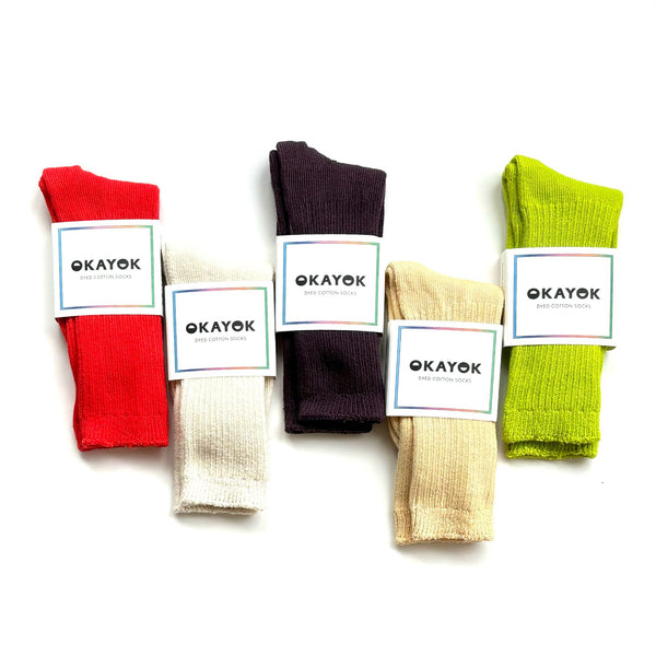 'Cotton Socks' Assorted Colours