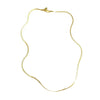 'Thin Herringbone Necklace' Gold or Silver