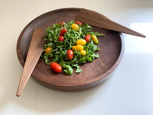 'Salad Bowl with Servers' Walnut