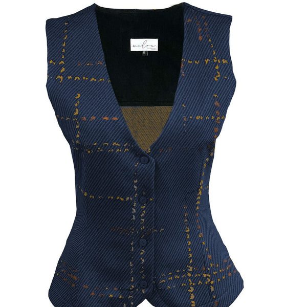 'Janot Vest' Indigo