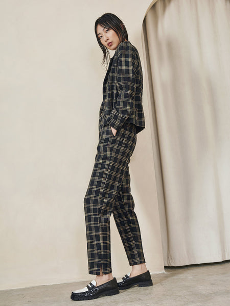 'Stevie Blazer' Grey Check