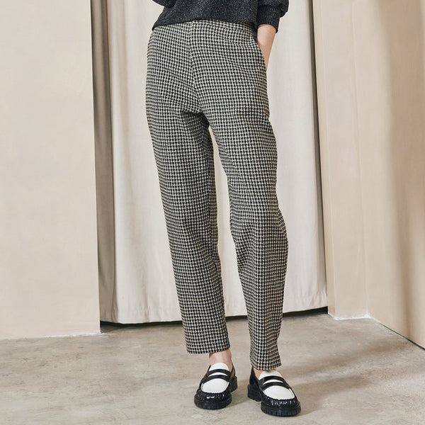 'Heuston Pant' Grey Check