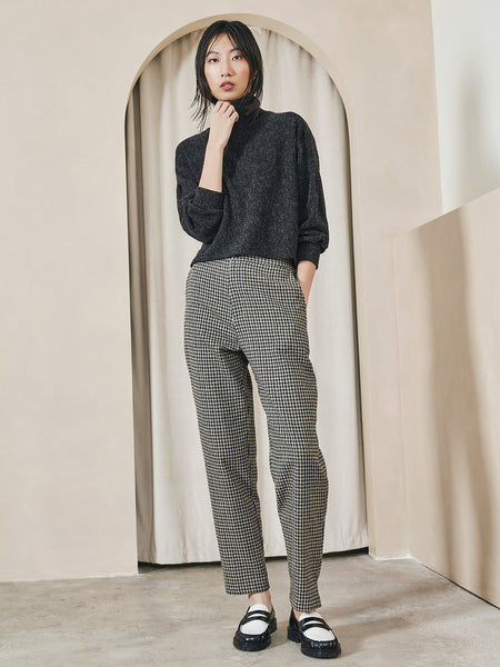 'Heuston Pant' Grey Check