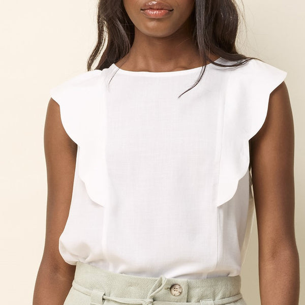 'Neema Blouse' White