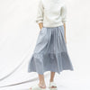 'Bahia Skirt' Mini Blue Stripe